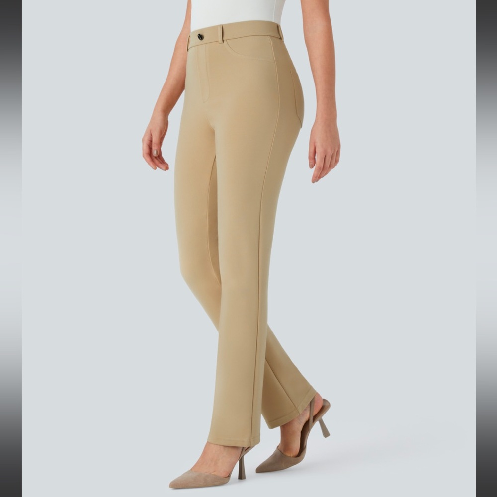 HALARA stretch work pant khaki